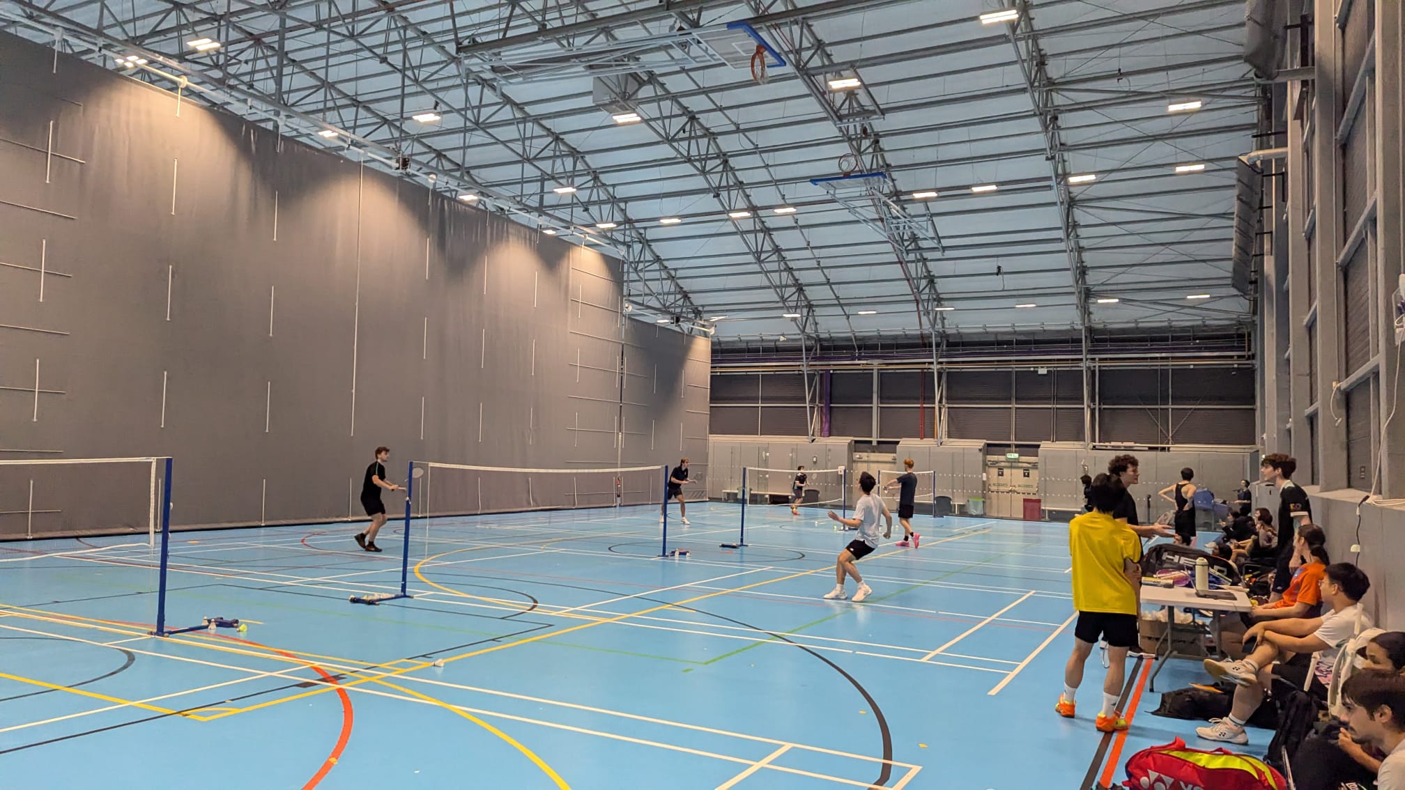 Courts at University of York's Sports Centre